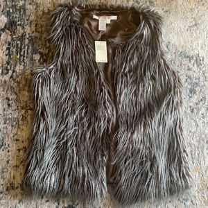 Max Studio Faux Fur Vest
